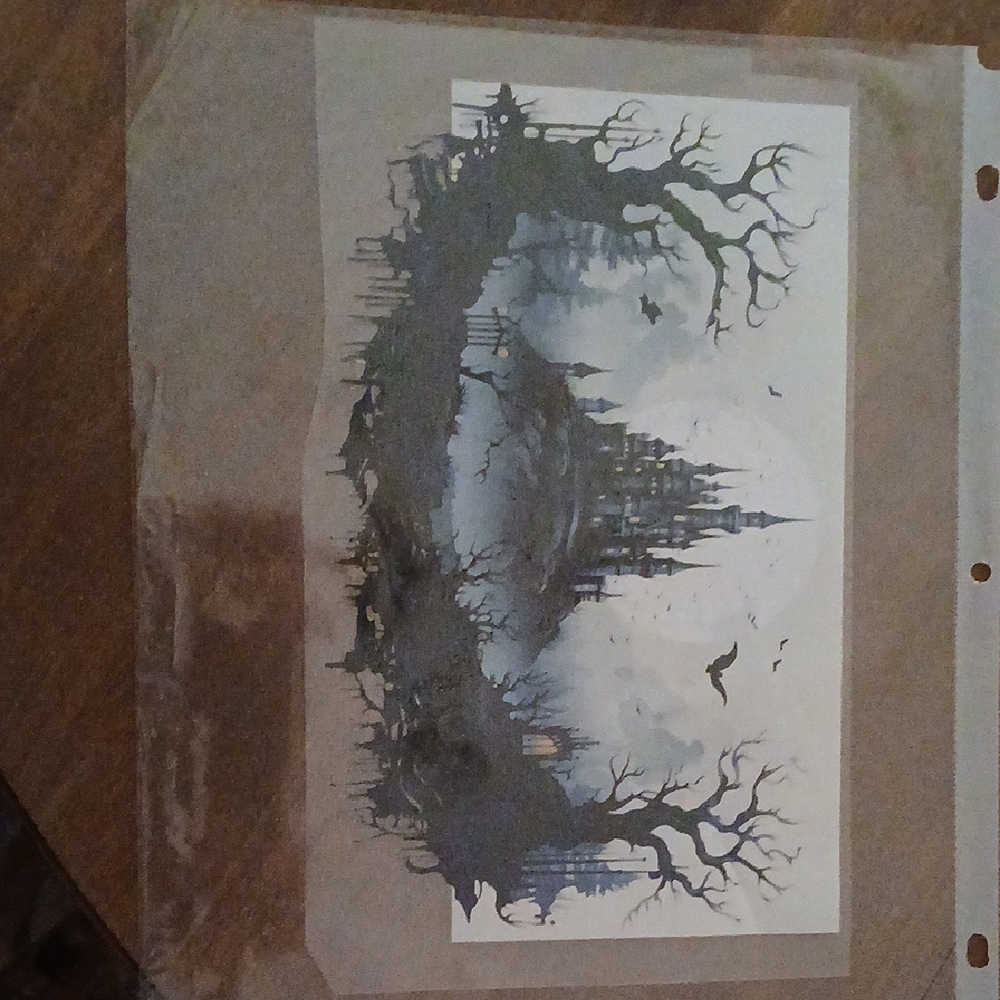 Spooky Castle Art Print